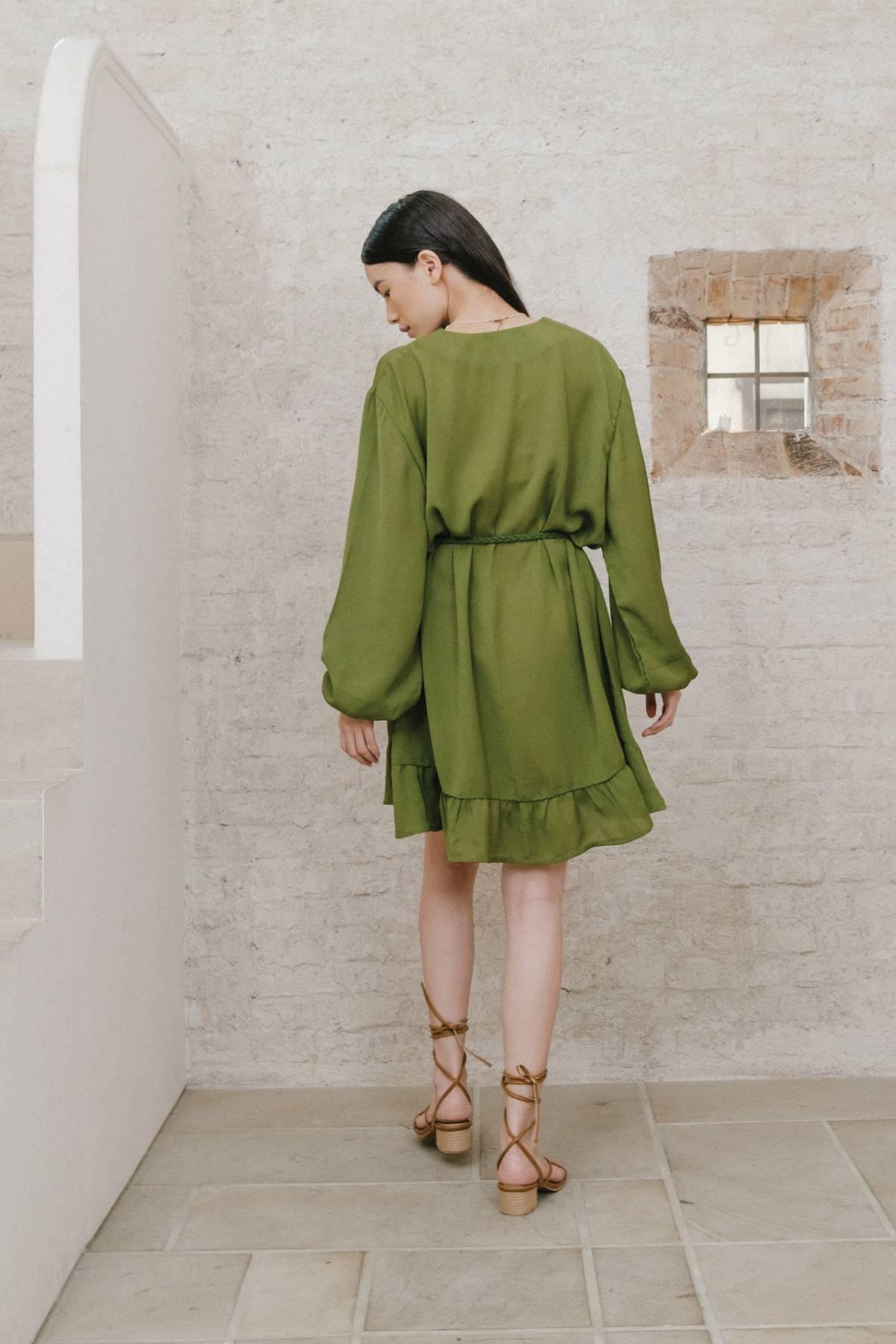 Nayla Dress Green - EESOME