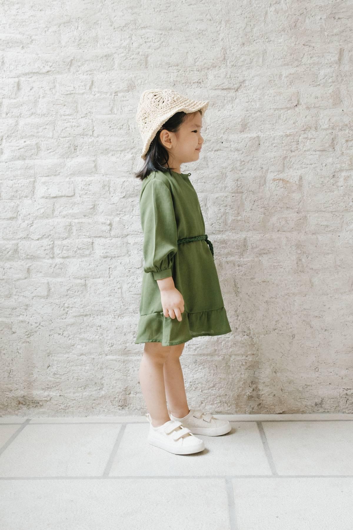 Nayla Petite Dress Green - EESOME