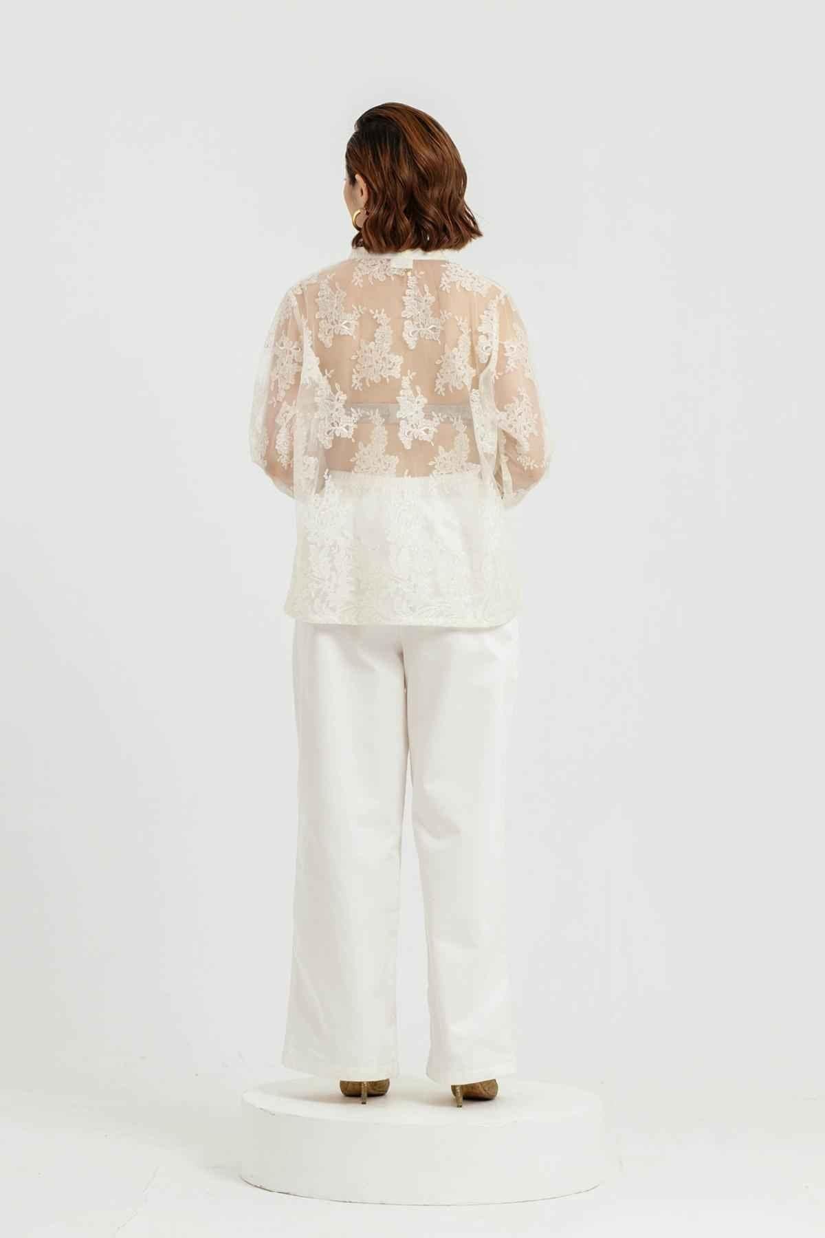 Orra Pants Cream - EESOME