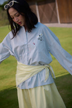 Parc Midii Skirt with Scarf L.Yellow