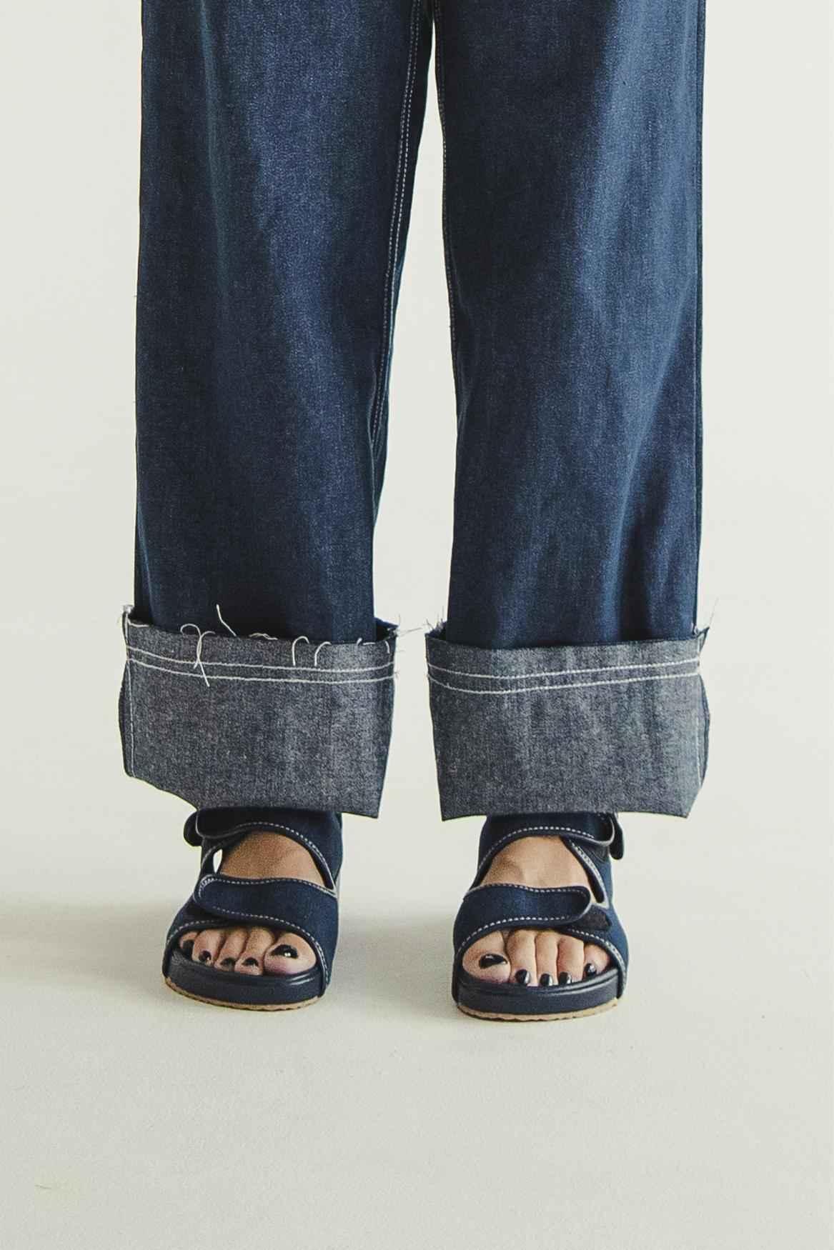 Pere Sandals Denim Blue - EESOME