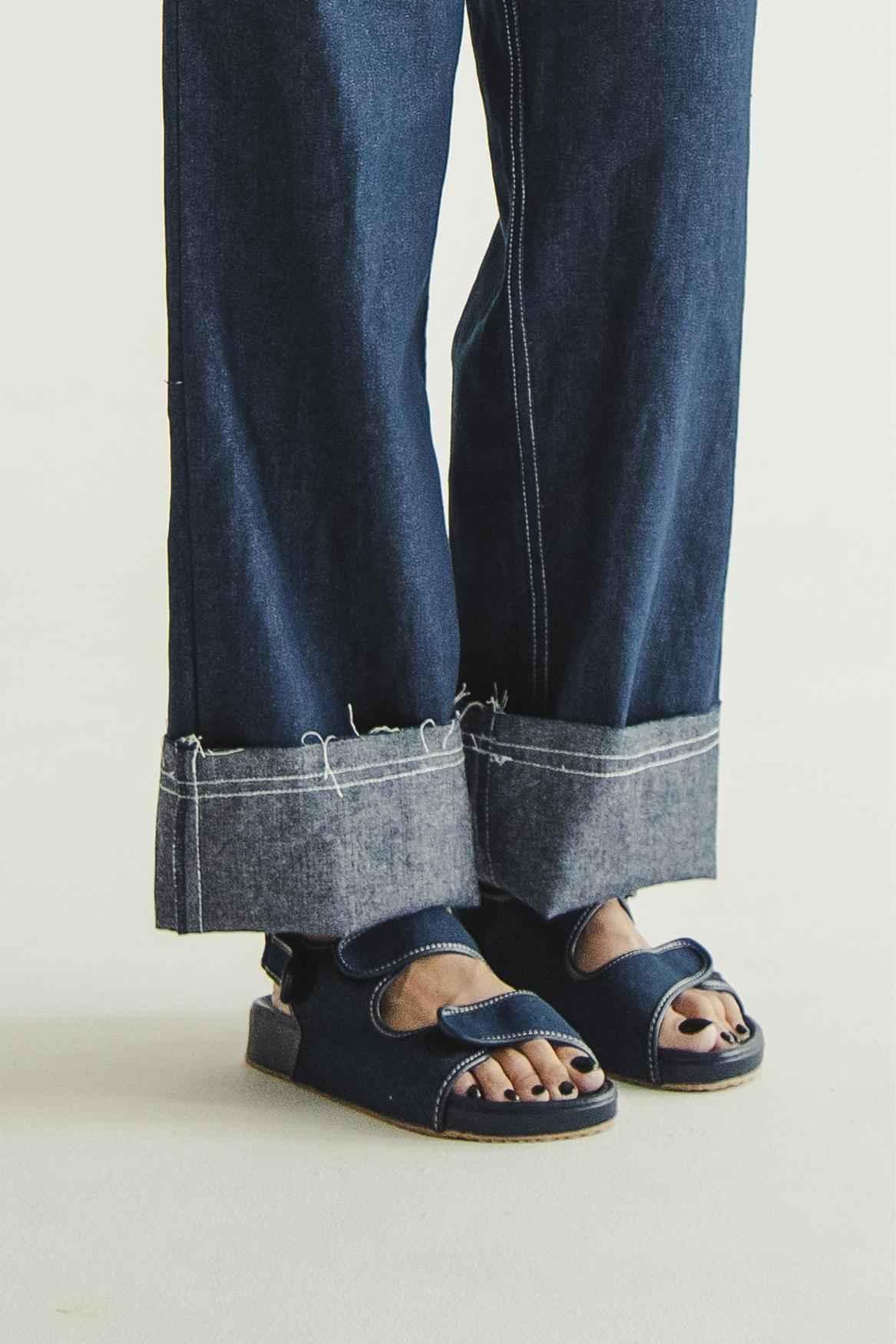 Pere Sandals Denim Blue - EESOME