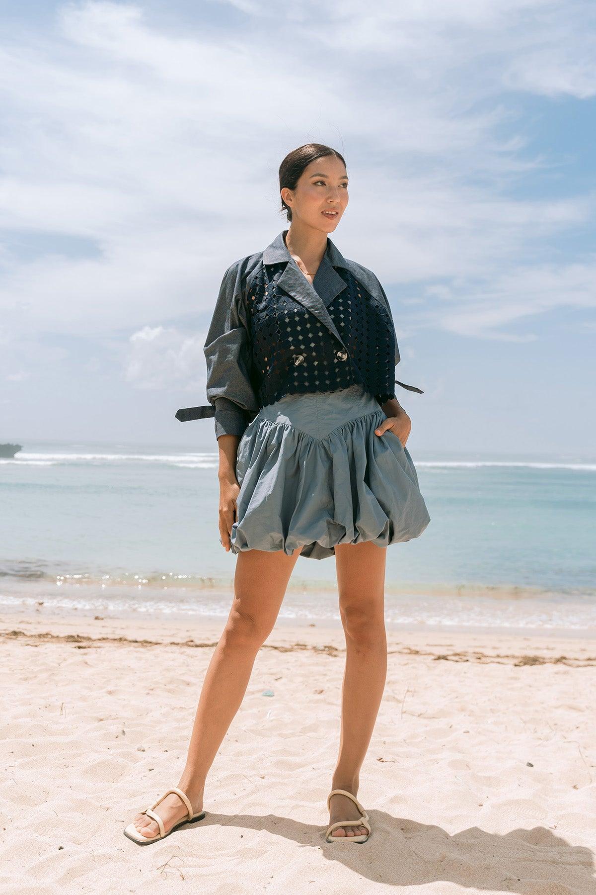 Petra Outer Denim-Navy - EESOME