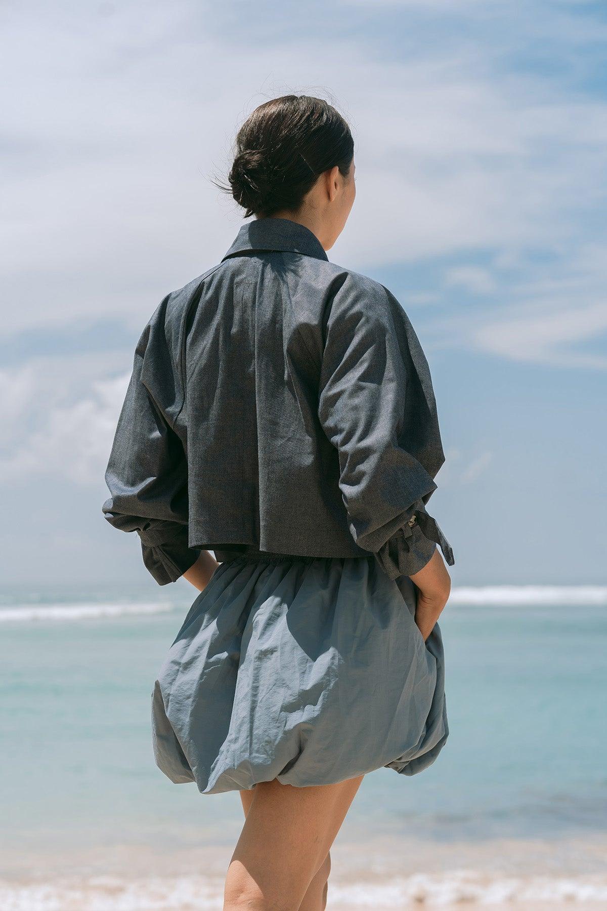 Petra Outer Denim-Navy - EESOME