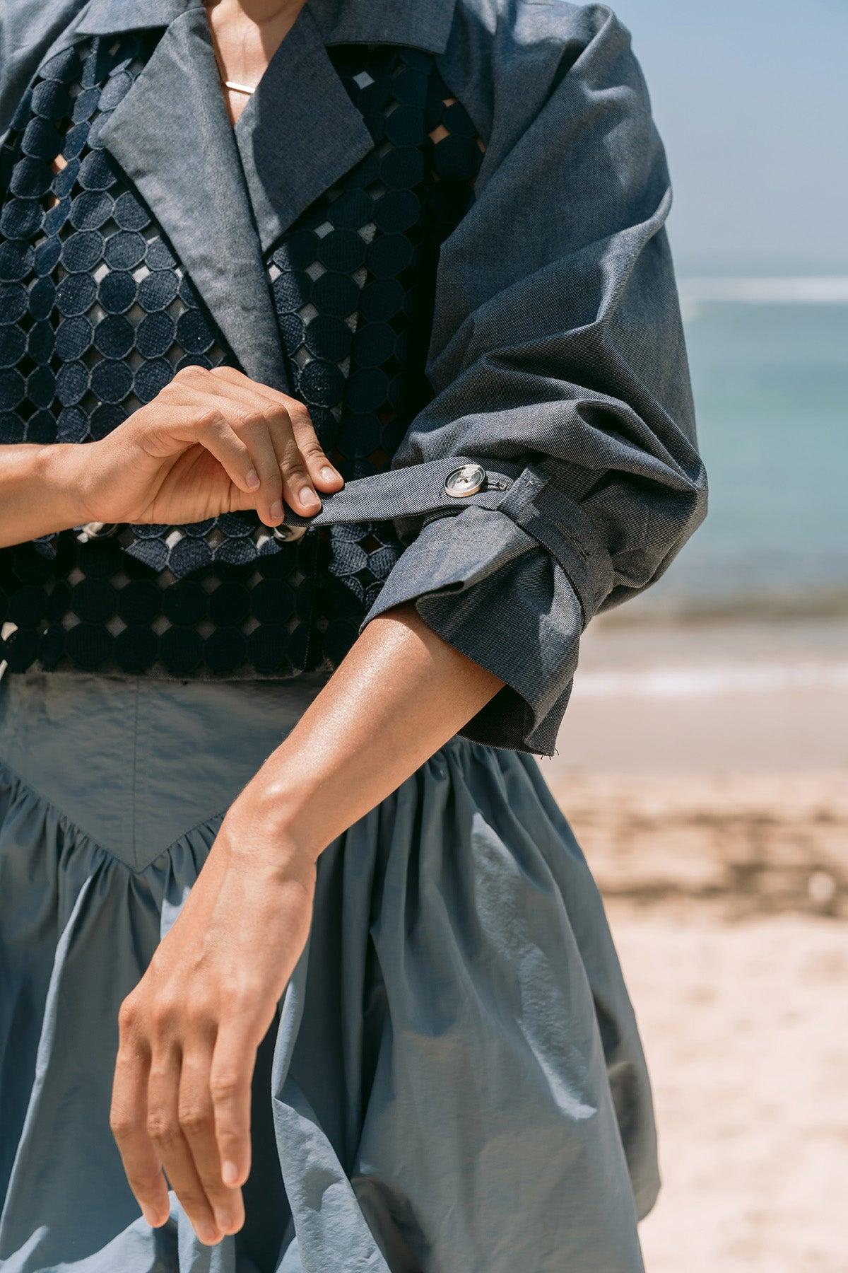 Petra Outer Denim-Navy - EESOME