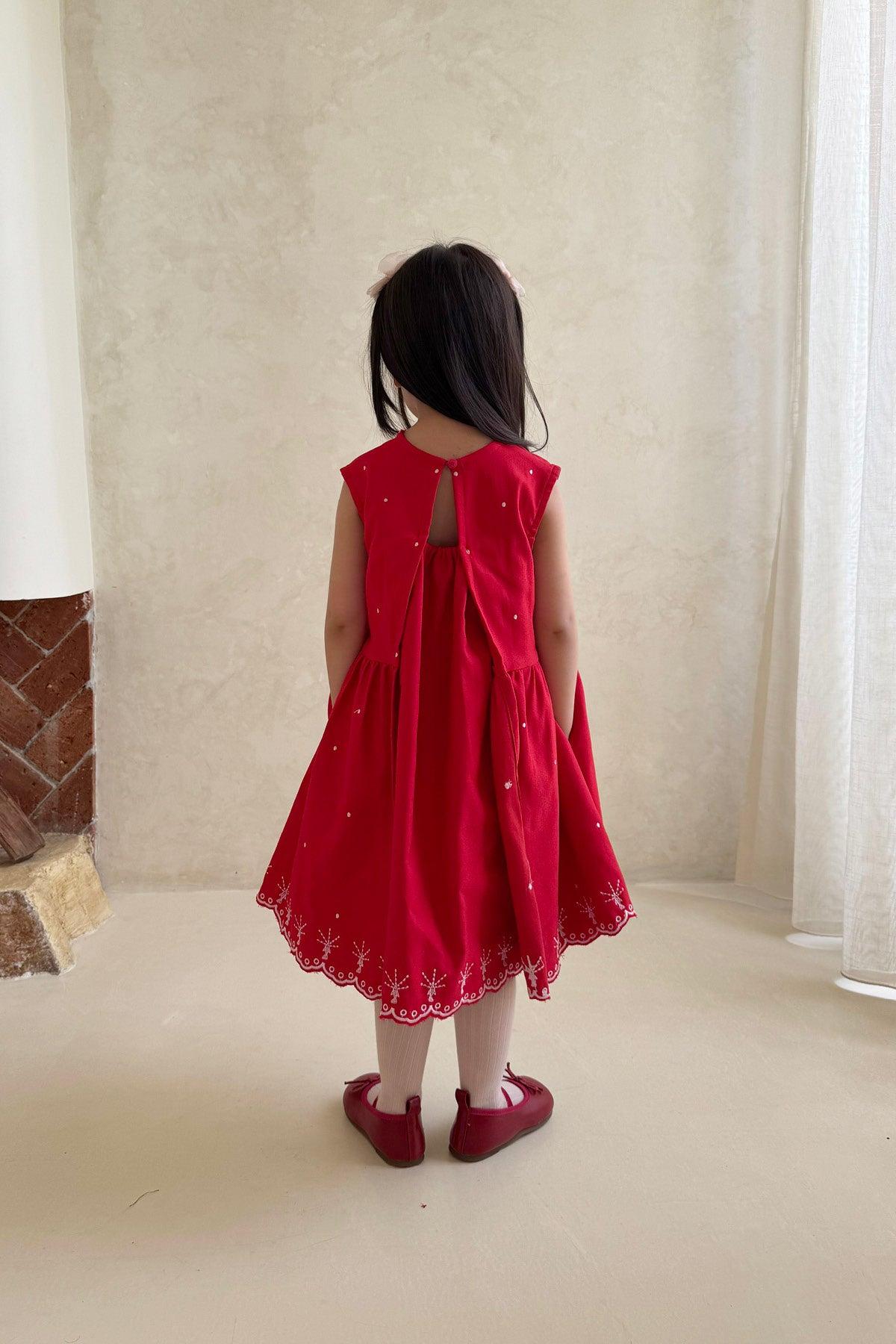 Pica Petite Dress Red Pink - EESOME