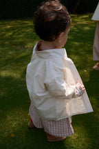 Picnic Petite Summer Trench Khaki Plaid