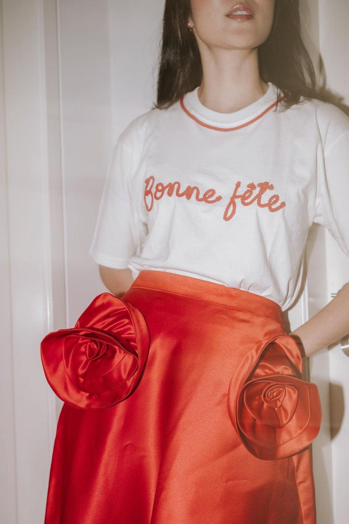 Rose Skirt Red - EESOME