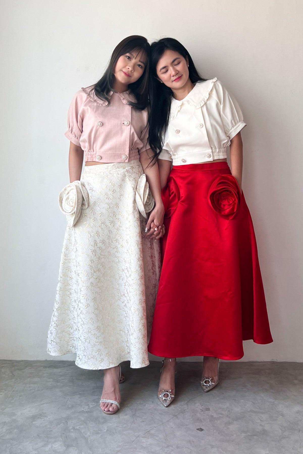 Rose Skirt Red - EESOME