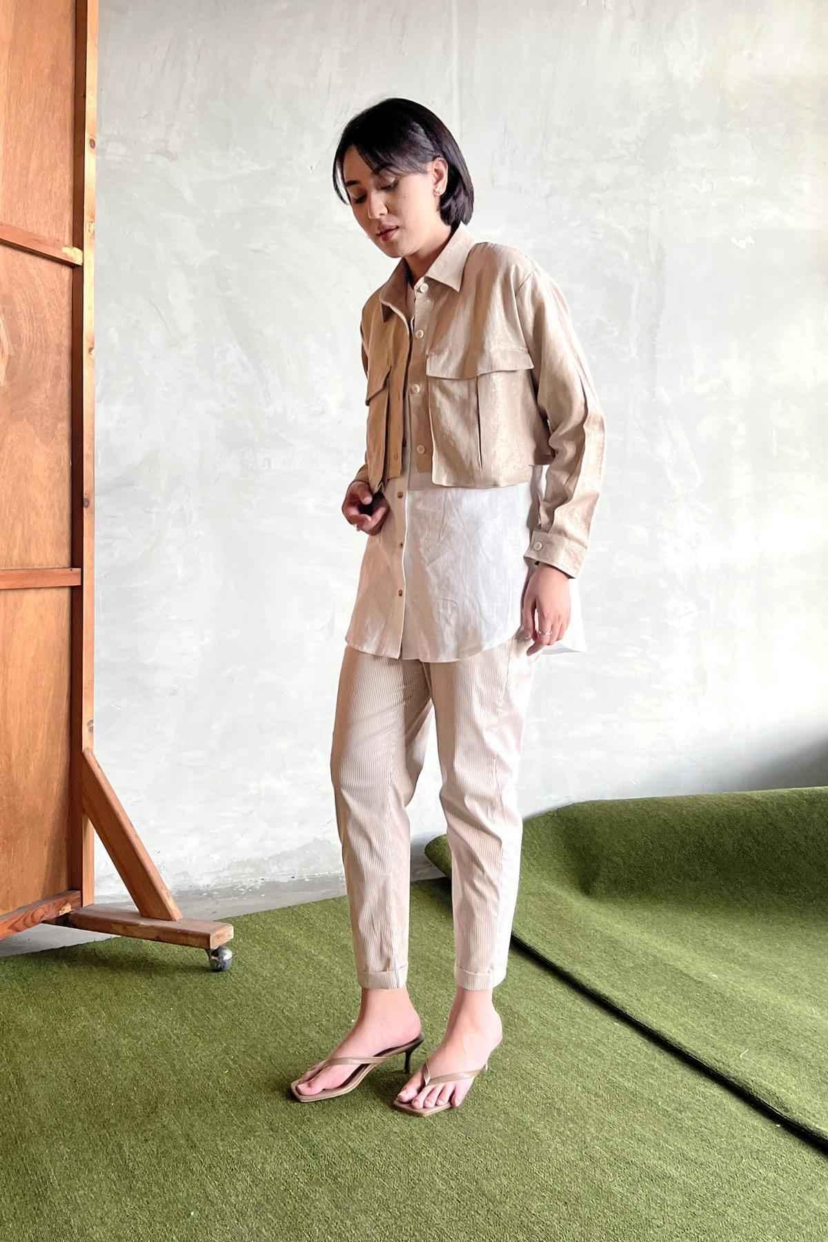 Runa Outer Khaki - EESOME