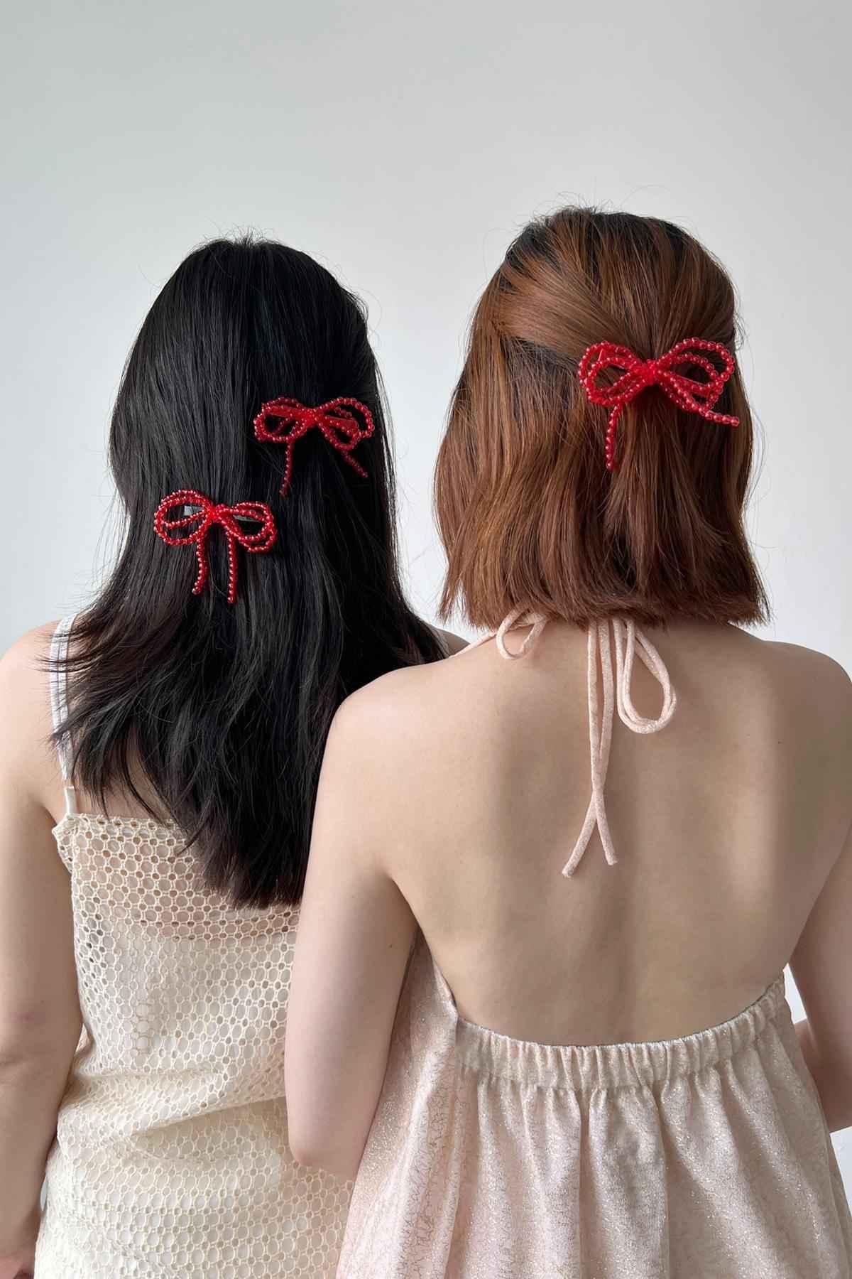 Scarlet Ribbon Clip - EESOME