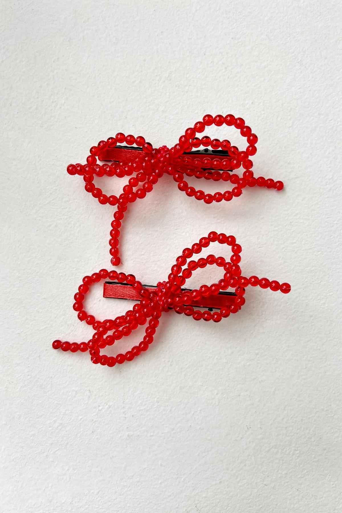Scarlet Ribbon Clip - EESOME
