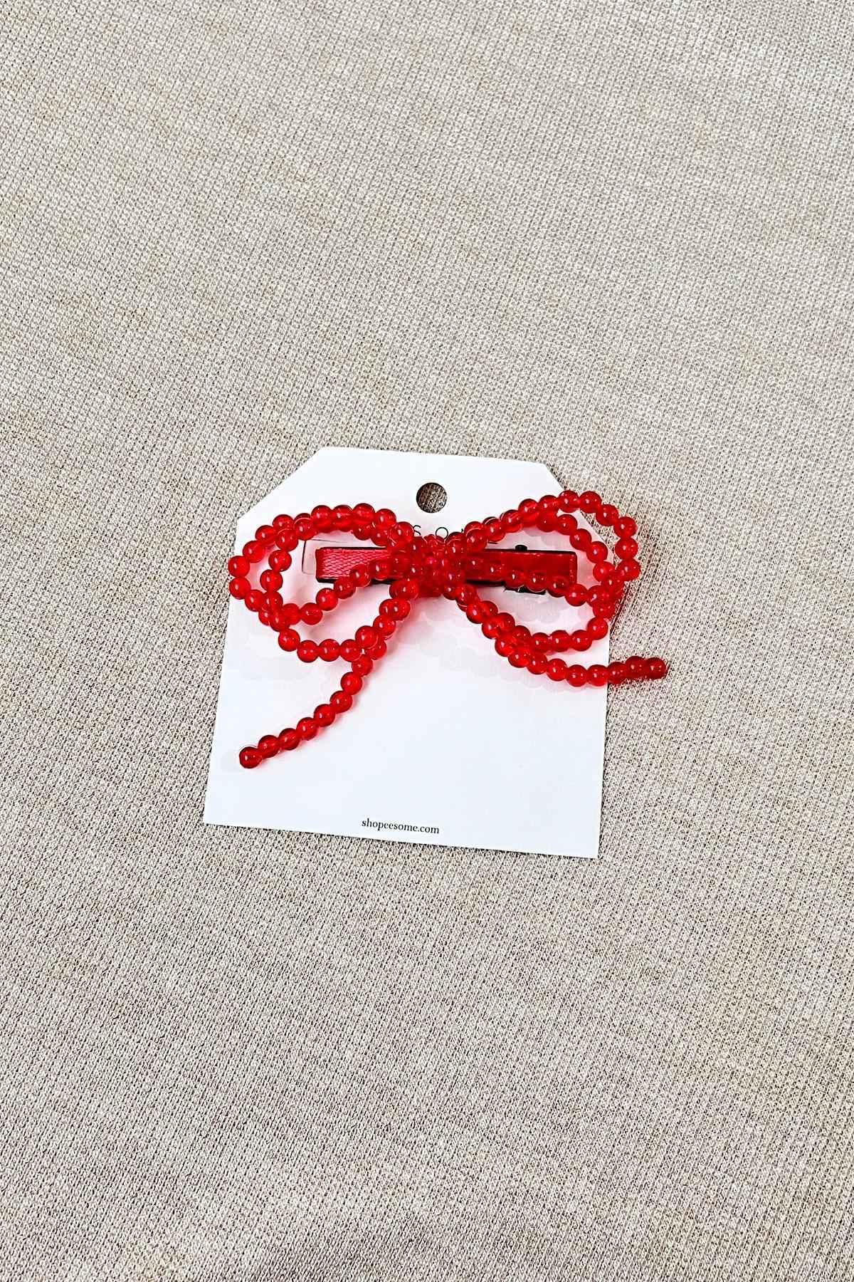 Scarlet Ribbon Clip - EESOME