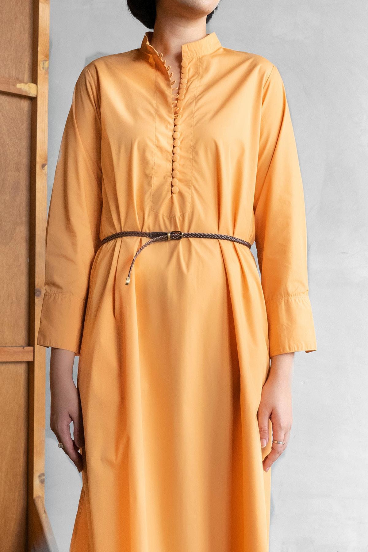 Serena Dress Mango/Brown - EESOME