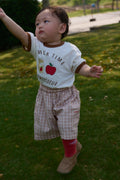 Snack Petite Tee White-Brown
