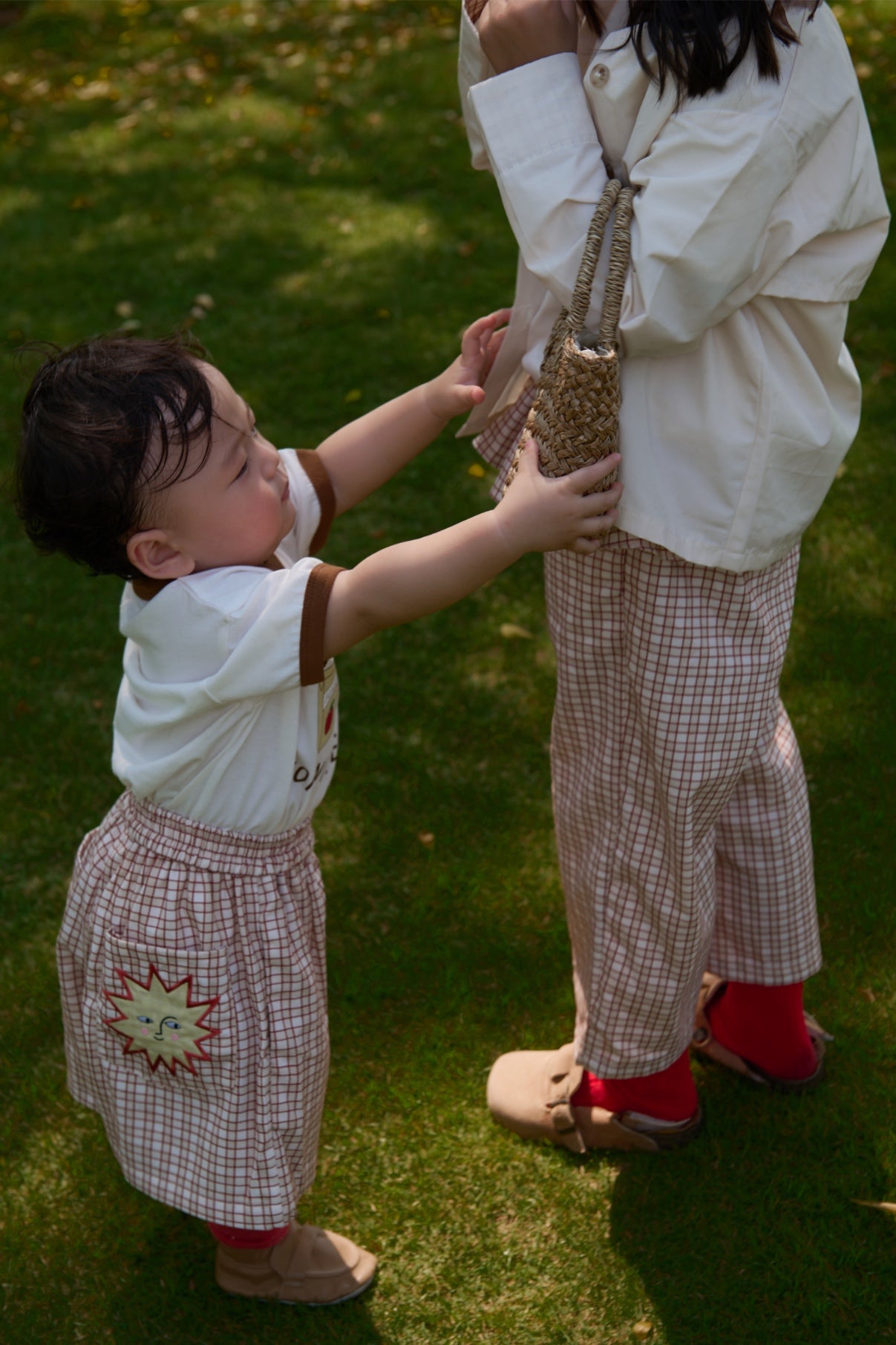 Snack Petite Tee White-Brown