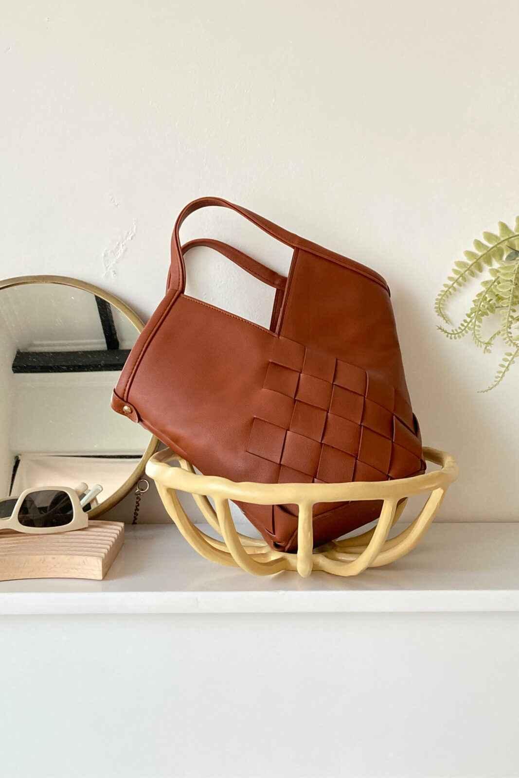 Trecci Bag Tan - EESOME