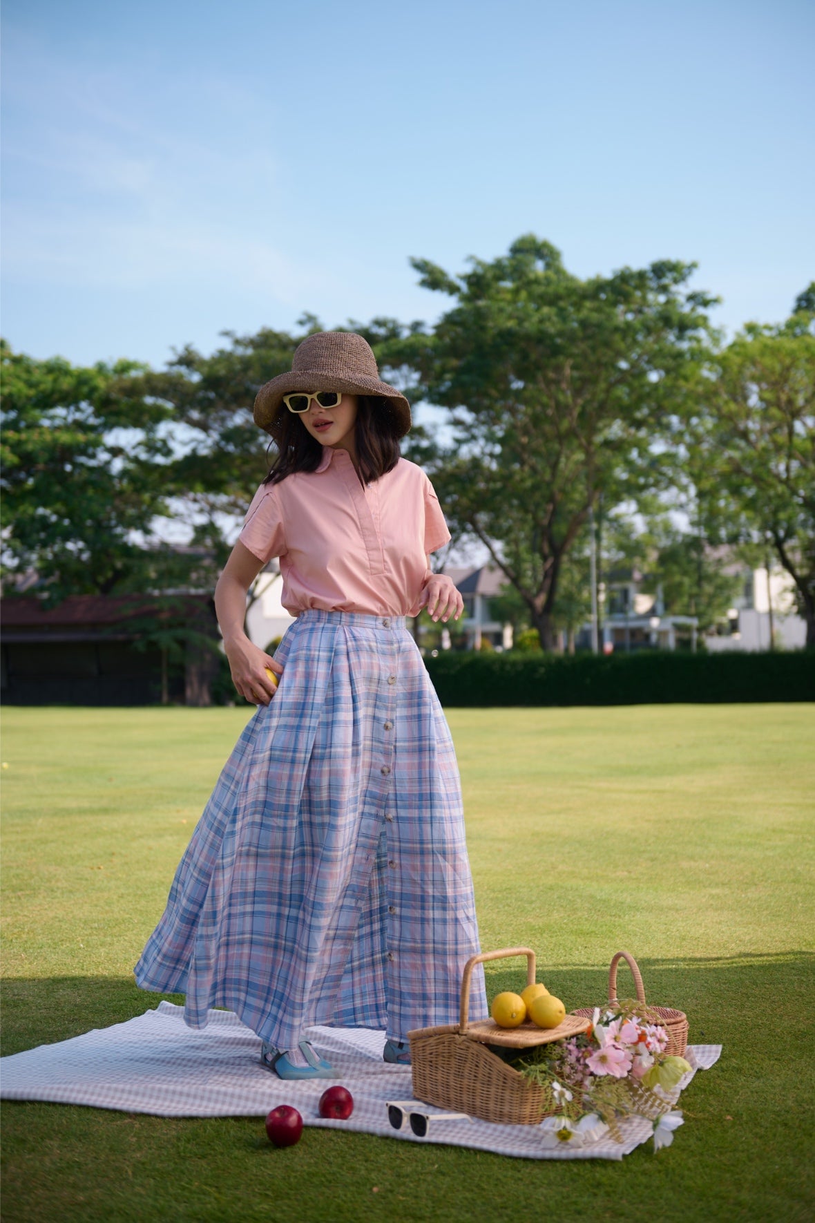 Tulip Blouse Dusty Pink