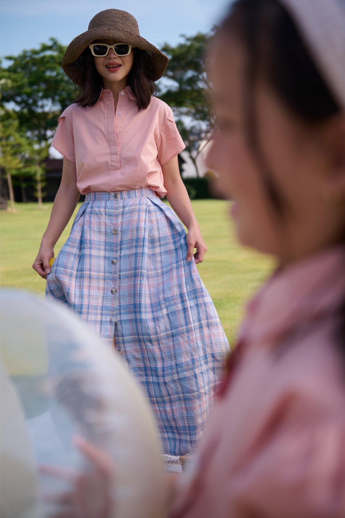 Tulip Blouse Dusty Pink