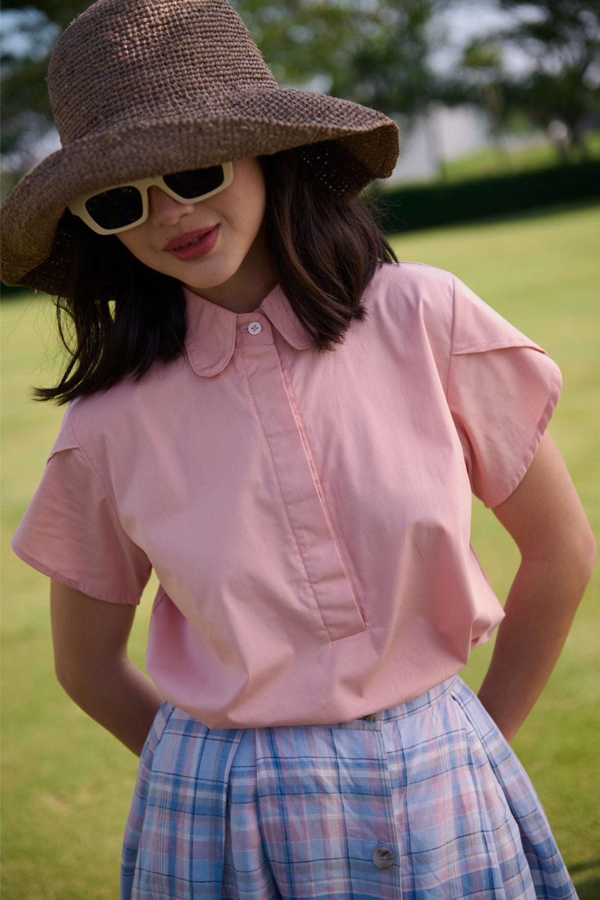 Tulip Blouse Dusty Pink