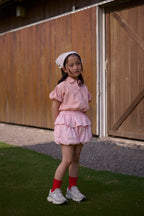 Tulip Petite Blouse Dusty Pink