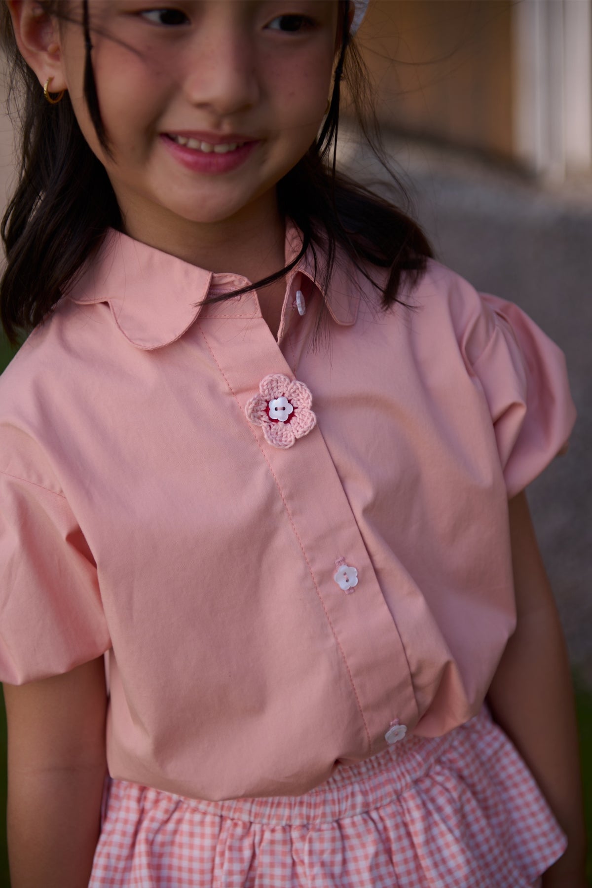 Tulip Petite Blouse Dusty Pink