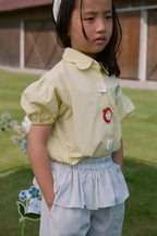 Tulip Petite Blouse Yellow