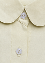 Tulip Petite Blouse Yellow detail