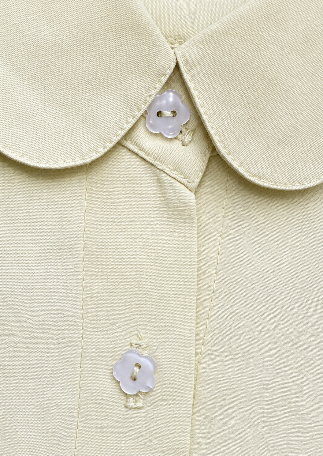 Tulip Petite Blouse Yellow detail