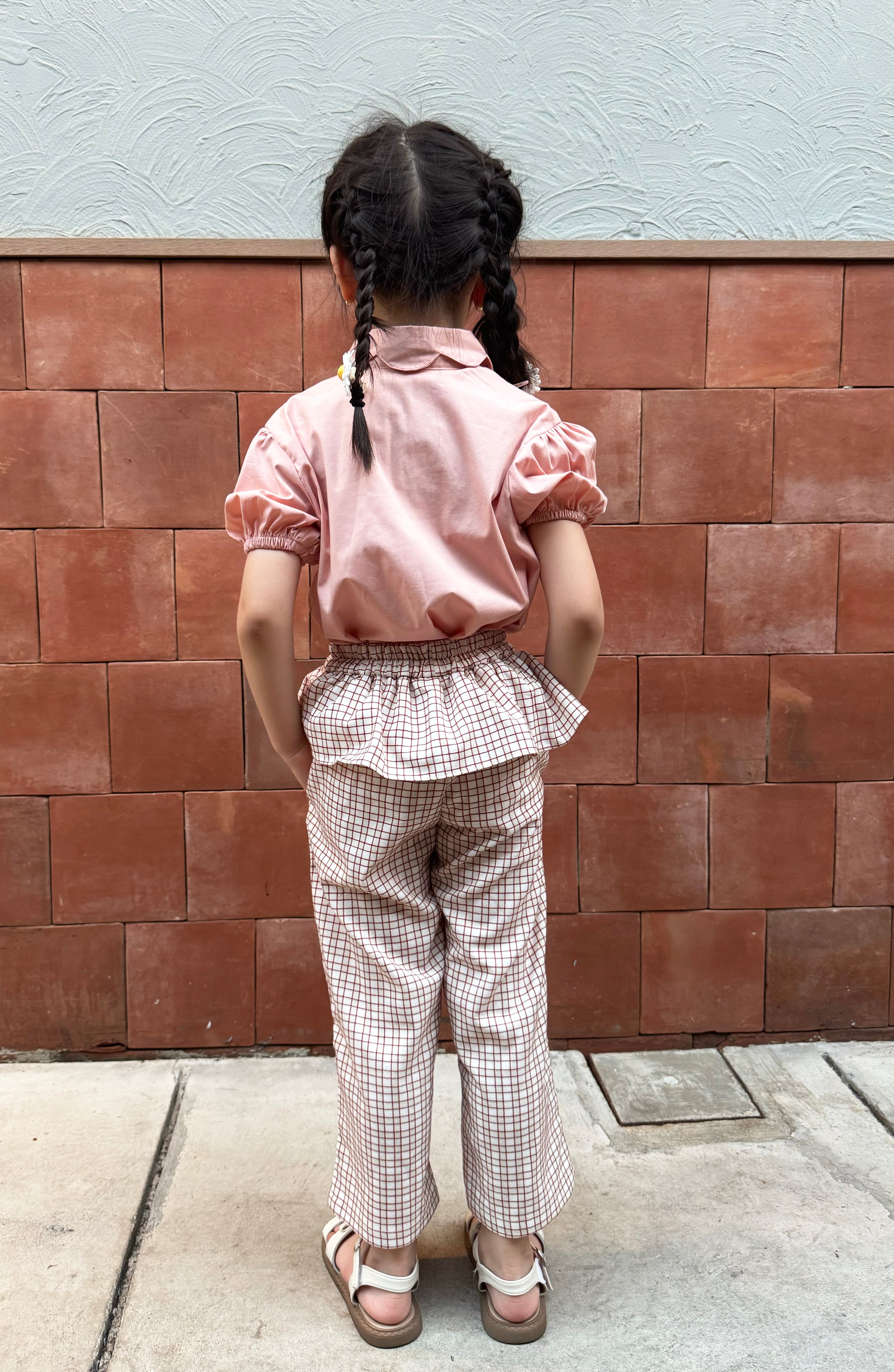 Tulip Petite Blouse Dusty Pink
