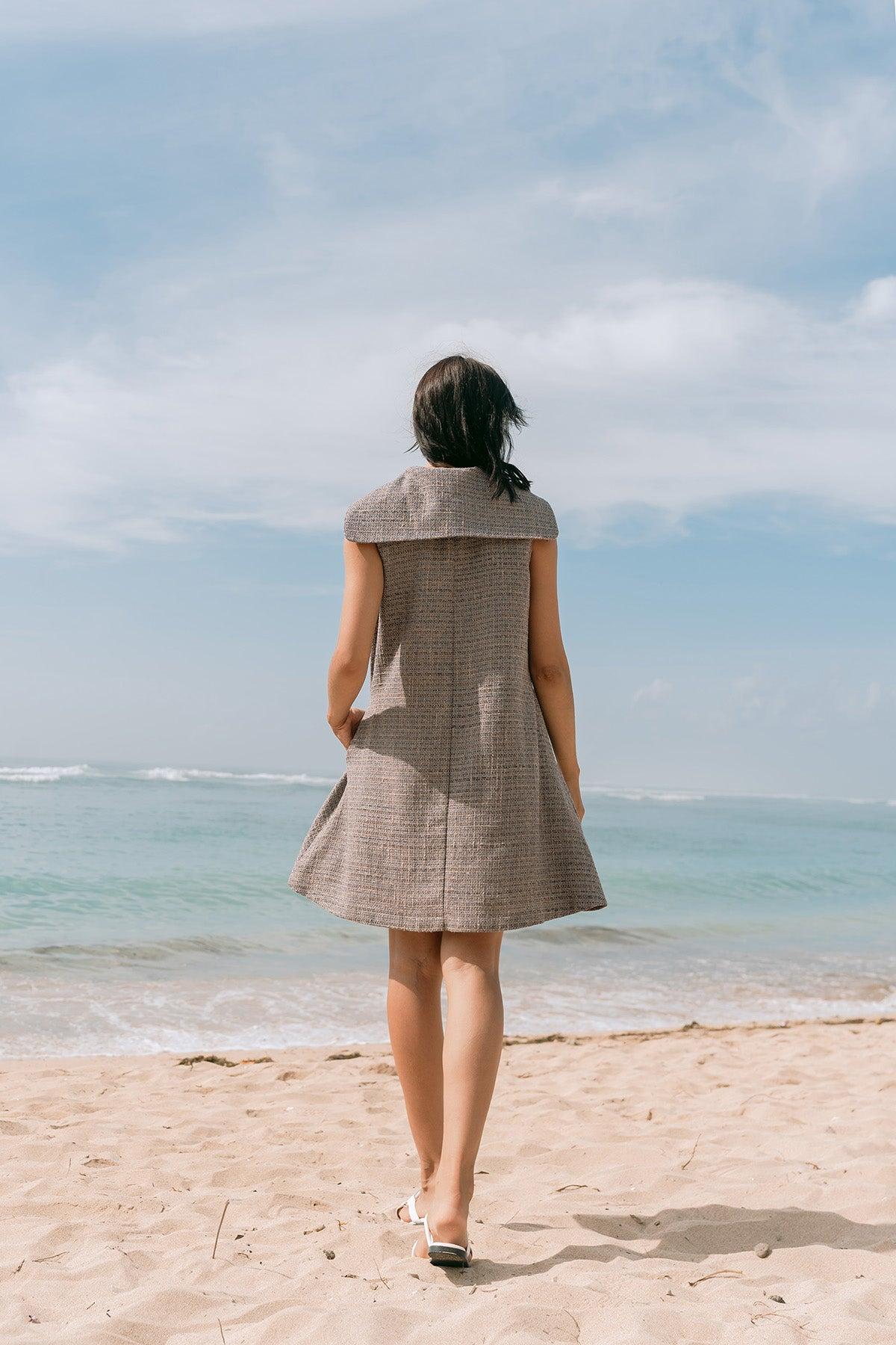 Twiggy Dress Mauve - EESOME