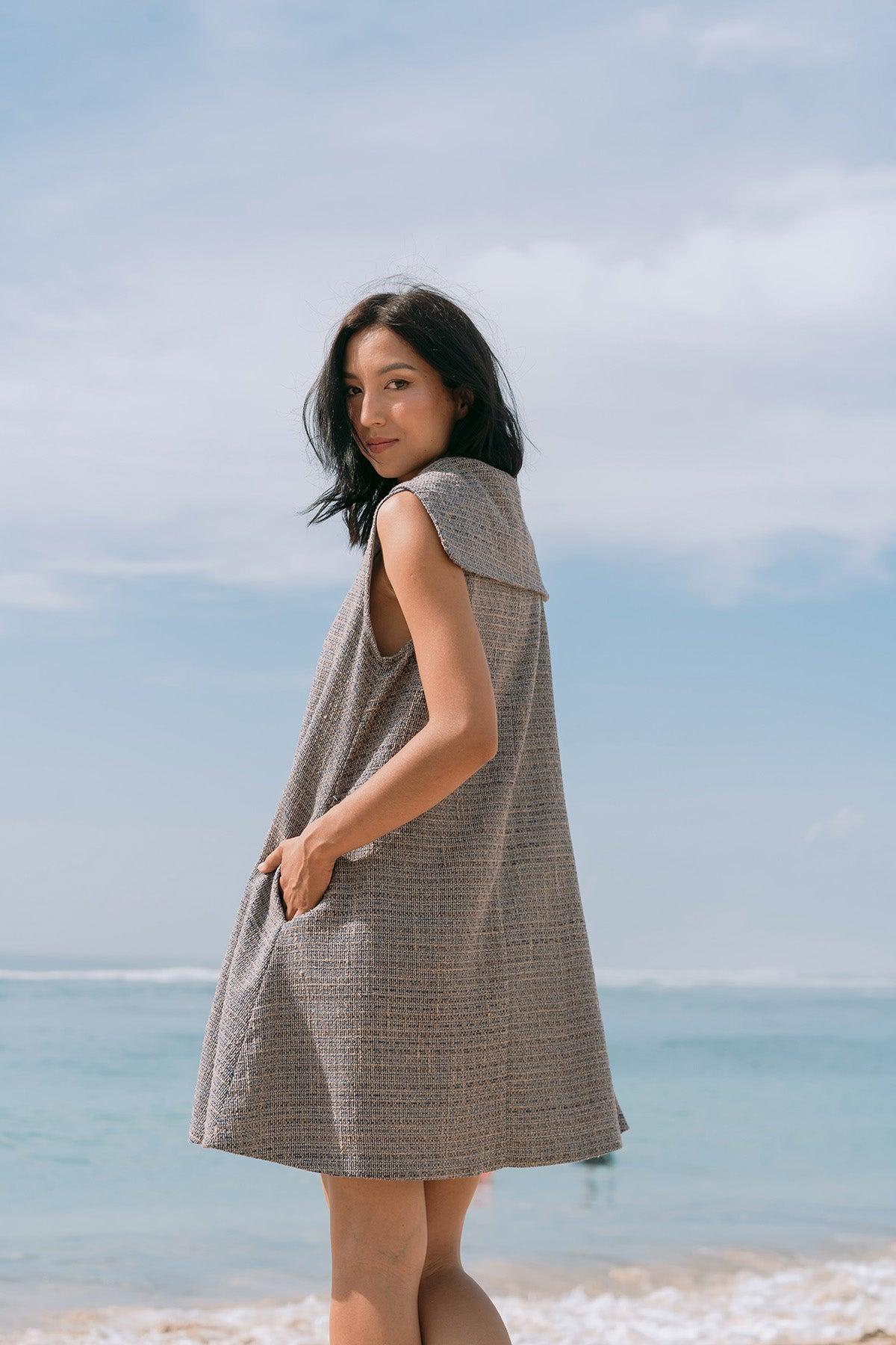 Twiggy Dress Mauve - EESOME