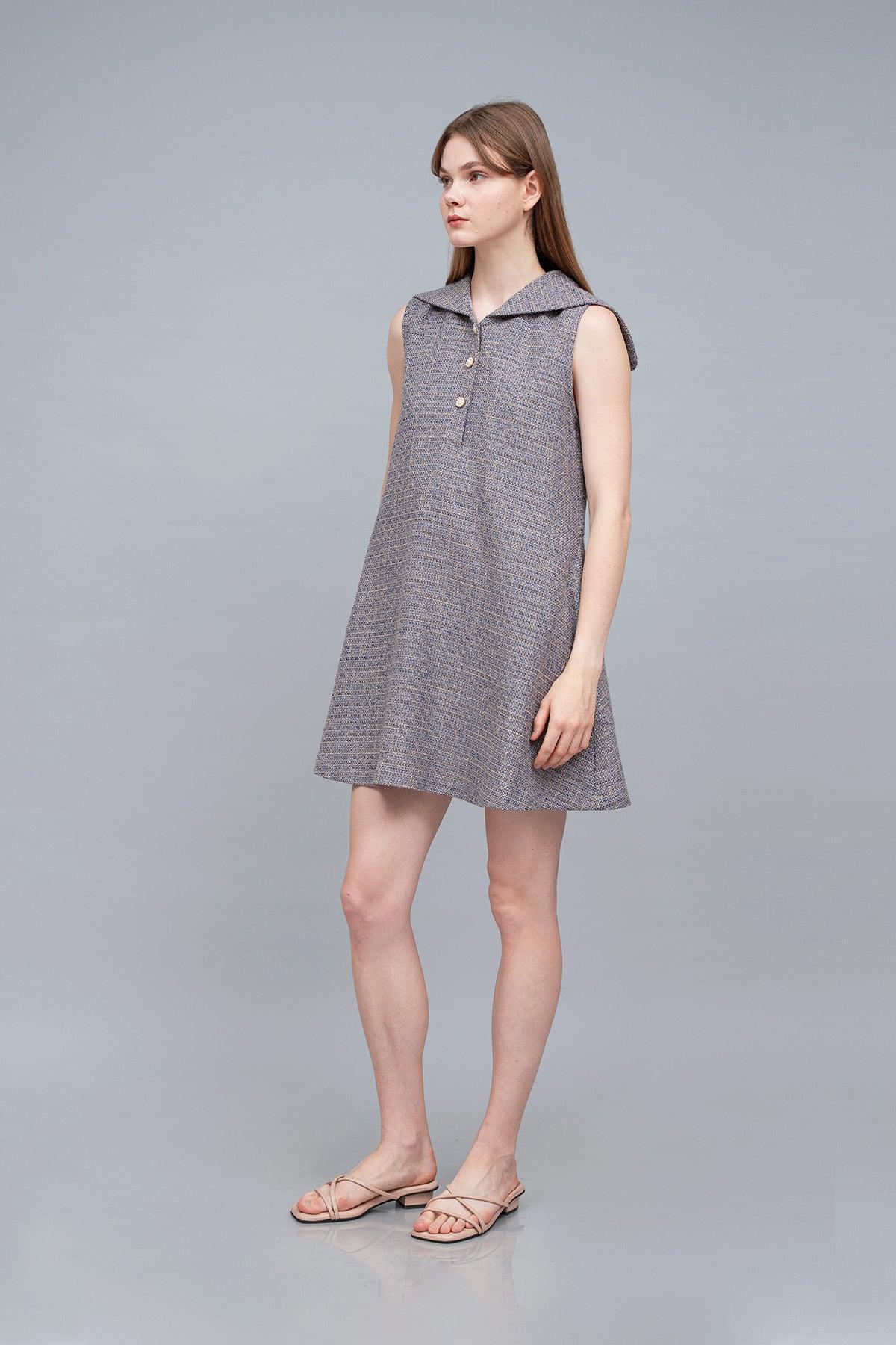 Twiggy Dress Mauve - EESOME