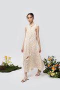 Twister Dress All White Floral - EESOME