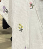 Fleur Wrap Top Off White