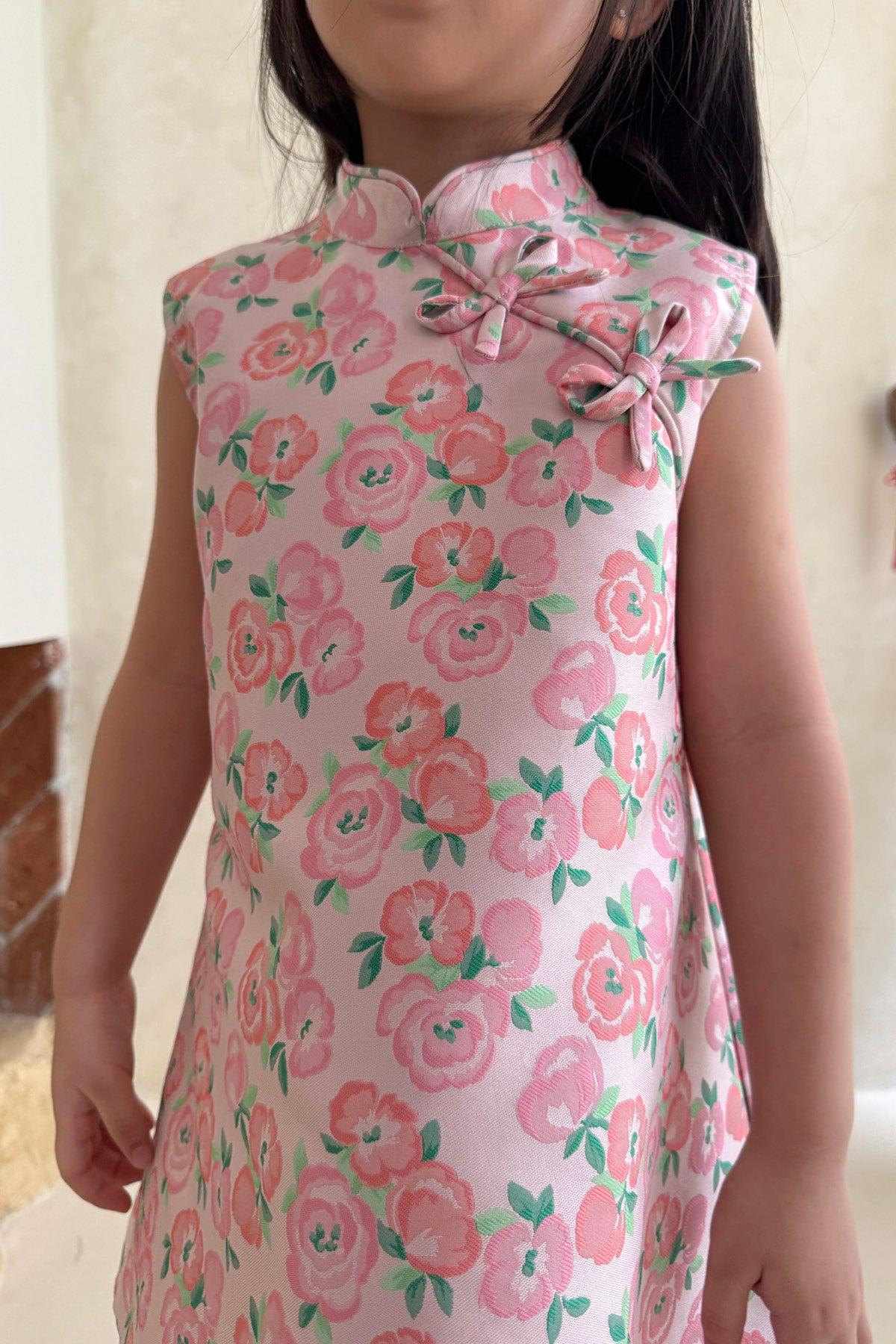 Yang Petite Dress Floral Pink - EESOME