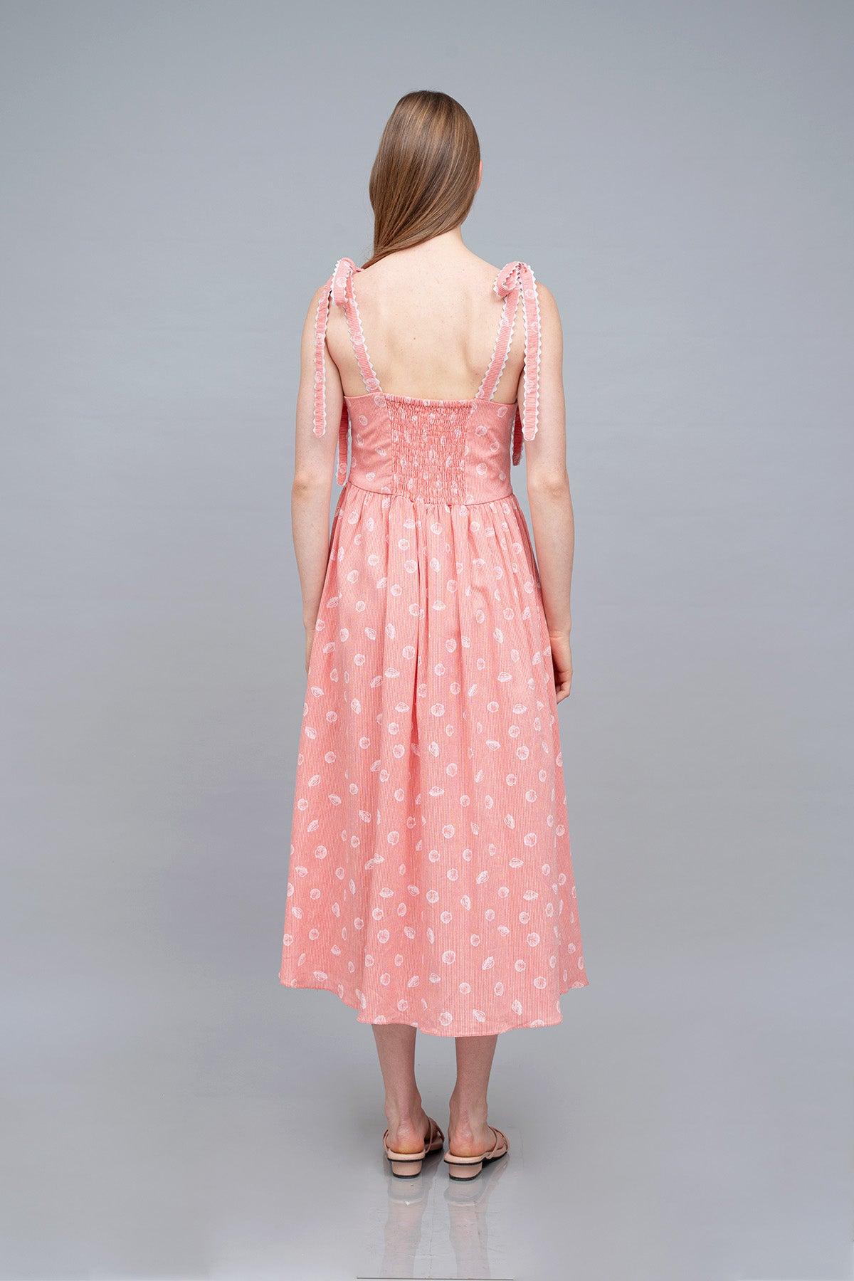 Zee Dress Red Shell - EESOME